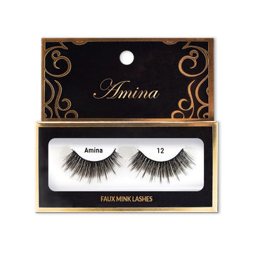 Shop Amina Beauty Faux Mink Lashes - Style 12